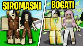 BOGATA vs SIROMASNA PORODICA U BROOKHAVENU! Roblox RP