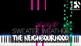 Sweater Weather - The Neighbourhood (Piano Tutorial) | Eliab Sandoval