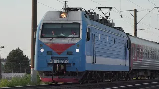 "1700 подписчиков!" Кировский ЭП1М-469 с поездом №525 Новороссийск - Екатеринбург