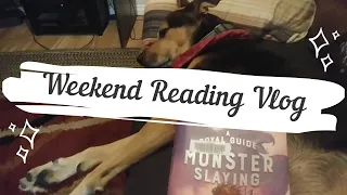 Weekend Reading Vlog #15 - curling up with a paper book for once