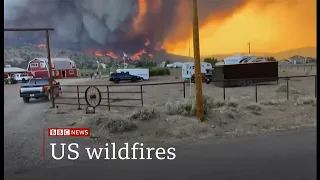 Firefighters struggling and its not just with the fires (USA/(Canada)) - BBC News - 24th July 2021