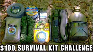 100 Dollar Survival Kit Challenge!