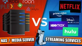 NAS Media Server vs Streaming Netflix, Disney+, Prime, Hulu, HBO - Which Should You Choose?