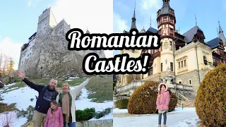 Visiting Dracula's Castle and Peles Castle | Romania Vlog 🇷🇴