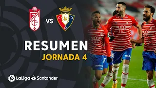 Resumen de Granada CF vs CA Osasuna (2-0)