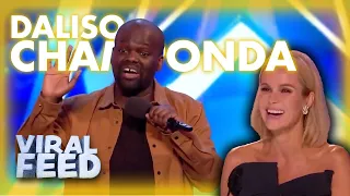 HILARIOUS Golden Buzzer Comedian Has Simon Cowell In Stitches | VIRAL FEED