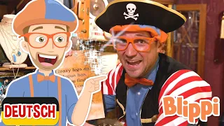 Blippi Deutsch - Blippi der Pirat lernt zählen | Abenteuer und Videos für Kinder