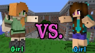 Girl VS. Girl - Minecraft