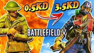 How I went from TRASH to TOP 1% (EASY tips for YOU to get BETTER at Battlefield 5)