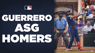 Vladimir Guerrero Sr. and Jr. are third father-son duo to go deep at the All-Star Game!