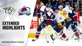 Nashville Predators vs Colorado Avalanche Nov 7, 2019 HIGHLIGHTS HD