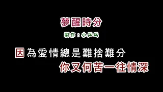 (伴奏版)陳淑樺-夢醒時分(DIY卡拉OK字幕)