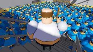 What If 1000 BARRY ESCAPE in BARRY'S PRISON RUN! (ROBLOX OBBY)
