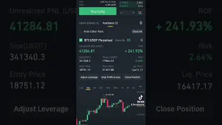 $40,000 profits in one trade! Binance futures trading. #crypto #trading #binance #futures