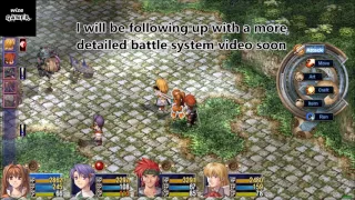 Legends of Heroes ..Trails in the Sky SC..Explaining the Battle Combat System Basics