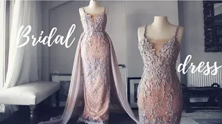 MAKING A WEDDING PARTY DRESS | SECOND WEDDING DRESS