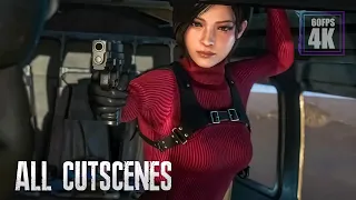 RESIDENT EVIL 4 REMAKE ALL ADA WONG BADASS MOMENTS/CUTSCENES [4K60FPS]