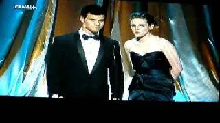 Kristen Stewart & Taylor Lautner Presenting at the Oscars