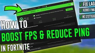 🔧Boost FPS & Reduce Ping in Fortnite | FIX TEXTURES | Fortnite Optimization tips!