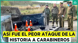 Cronología del peor ataque de la historia contra Carabineros: Así fue la emboscada en Cañete