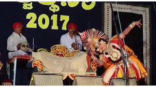 Yakshagana -- Kanakangi kalyana - 1 - Prakash Kiradi as Abhimanyu