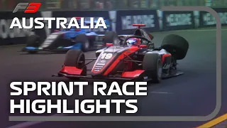 F3 Sprint Race Highlights | 2023 Australian Grand Prix