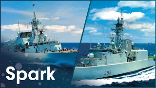 Life Onboard The Royal Canadian Navy Ships (HMCS) | Warships Compilation | Spark