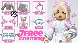 [DON'T MISS] GET 7 NEW CUTE ROBLOX FREE ITEMS 🤩🥰