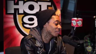 Wiz Khalifa drops by Angie Martinez & Reveals when he's Marrying Amber!