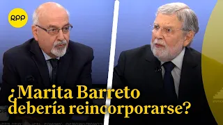 Patricia Benavides cometió un error al sacar a Marita Barreto, afirma Ernesto Blume