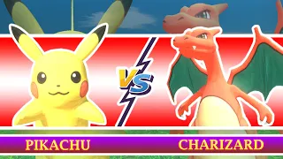 PIKACHU vs CHARIZARD - Animal Revolt Battle Simulator