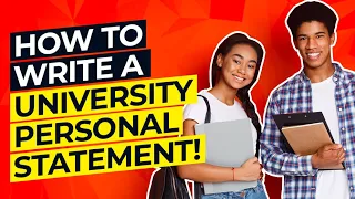 How to Write a UNIVERSITY PERSONAL STATEMENT! (EXAMPLE Included!)