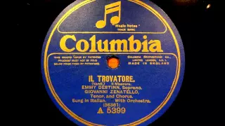 Emmy Destinn and Giovanni Zenatello, recorded 9th April 1912.