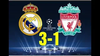 Real Madrid 3-1 Liverpool Şampiyonlar Ligi Finali Maç Özeti 26/05/2018