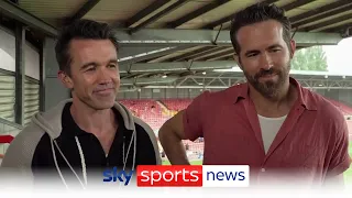 Ryan Reynolds & Rob McElhenney speak ahead of Wrexham’s EFL return