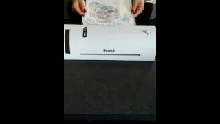 Scotch Laminator Demonstration