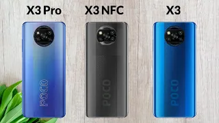 Poco X3 Pro VS Poco X3 NFC VS Poco X3