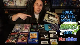 Retrogames, Boxes, C64 Casettes?! & the RetroUSB AVS! - Haul of the Month: March 2019