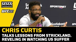 Chris Curtis Revels In Watching Everyone Suffer During Sean Strickland Era | UFC 297