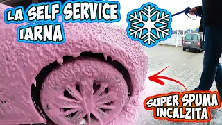 💦 Cum spalam masina iarna ❄ la self service⁉ .. cu SPUMA INCALZITA 🔥