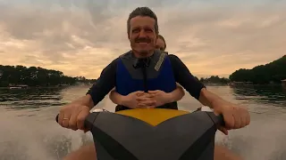 Drive To Survive: Guenther Steiner on a Jet Ski