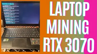 Laptop Ethereum and Crypto Mining | MSI GP66 | Mobile RTX 3070