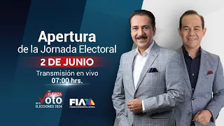 EN VIVO #LaFuerzaDeTuVoto | Transmisión especial del inicio de las elecciones en México 2024