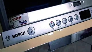 Режимы посудомоечной машины Bosch
