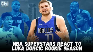 NBA Superstars React to Luka Doncic Rookie Season (Steph Curry, D-Wade, CP3, KD & More)