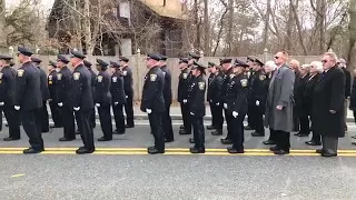 Mourners pay respects to Yarmouth Police officer Sean Gannon, killed in line of duty