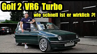 ist mein Golf II VR6 Turbo schneller als die meisten Sportwagen?!