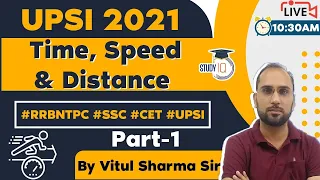 Time Speed and Distance Maths Important Questions Set 1 for RRB NTPC, SSC, Delhi Police 2021