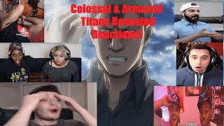 Best Reactions to Colossal & Armored Titan Reveal Compilation | Attack on Titan 2x6 "Warrior"