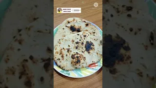 Tandoori roti Recipe |Tandoori roti on non stick tawa|#tandooriroti#tandoorirotion tawa#shorts#short